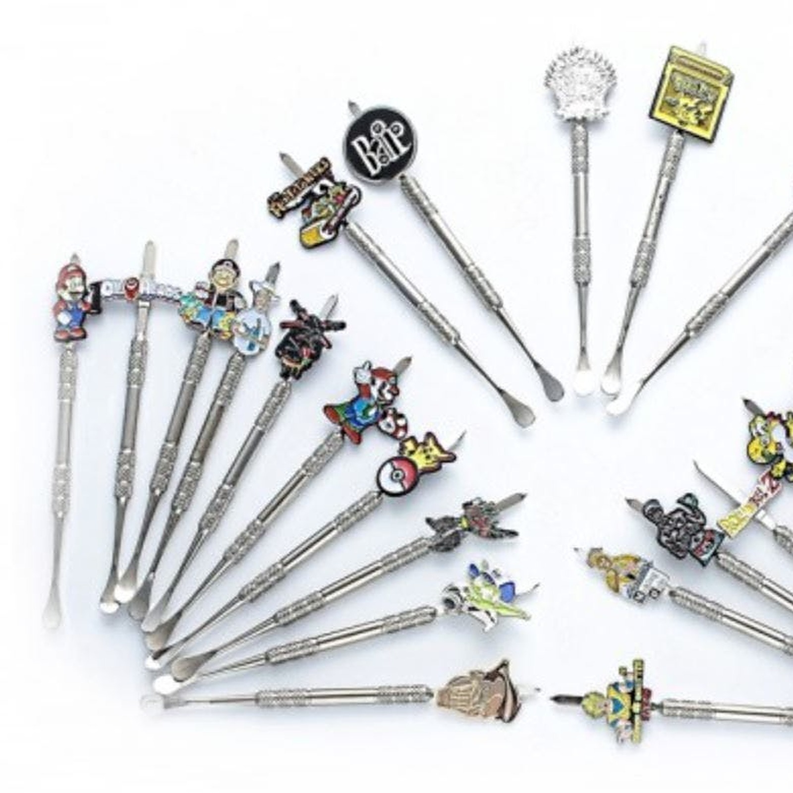 Photograph of product: dab Tool Character, assorted metal/silicone