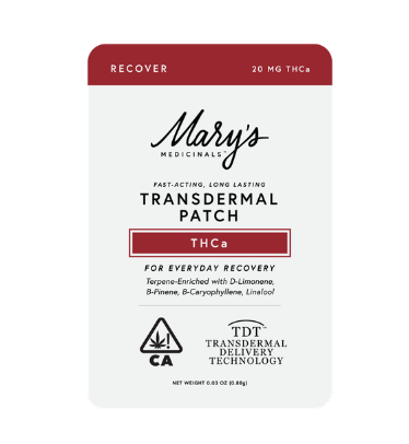 Photograph of product: Patches Recover 1ct (20mgthca)   20 Mg