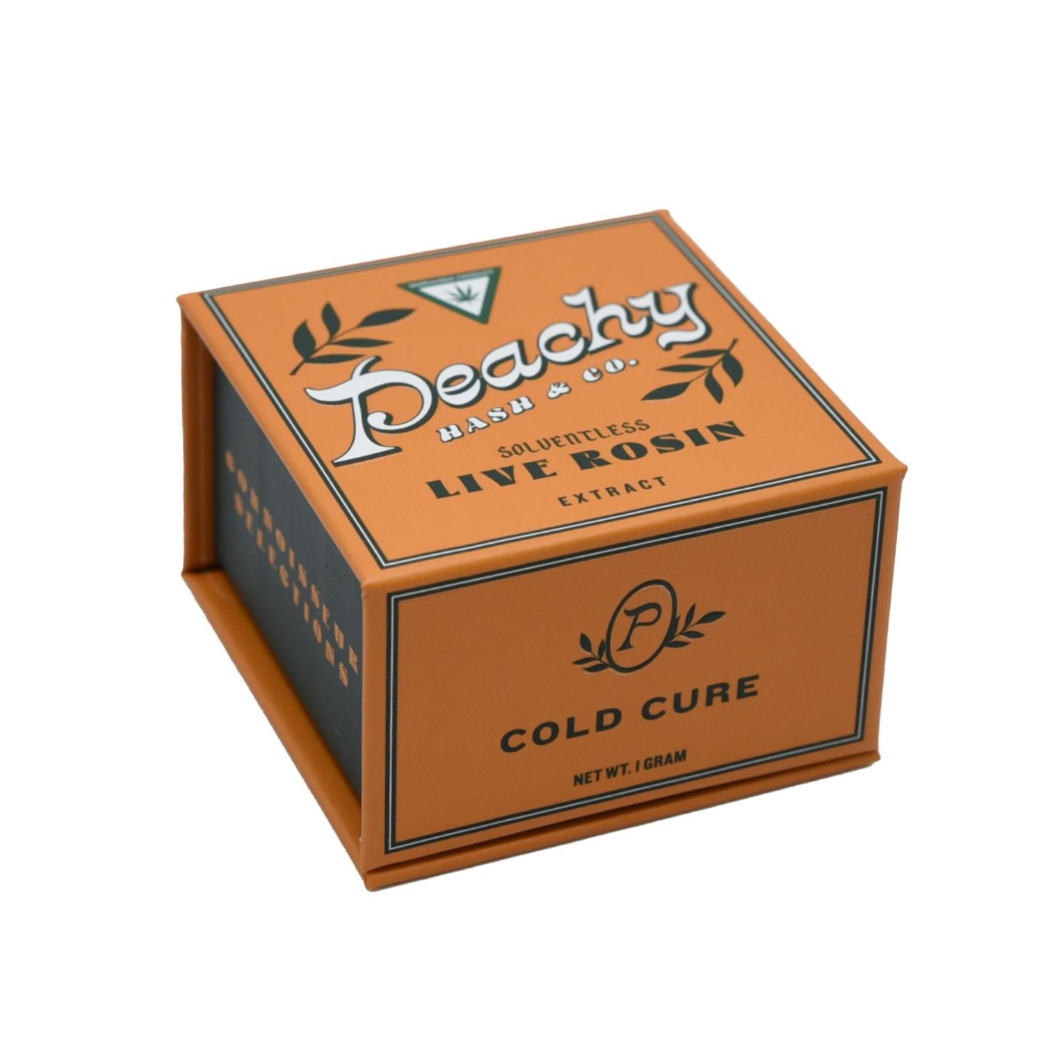 Photograph of product: Peachy au chocolat & Co Zero Tolerance Live Rosin | 1g