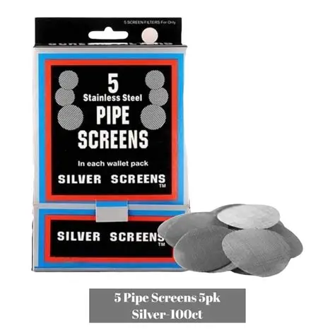 Photograph of product: No Brand - Metal Pipe Screens - 5pk