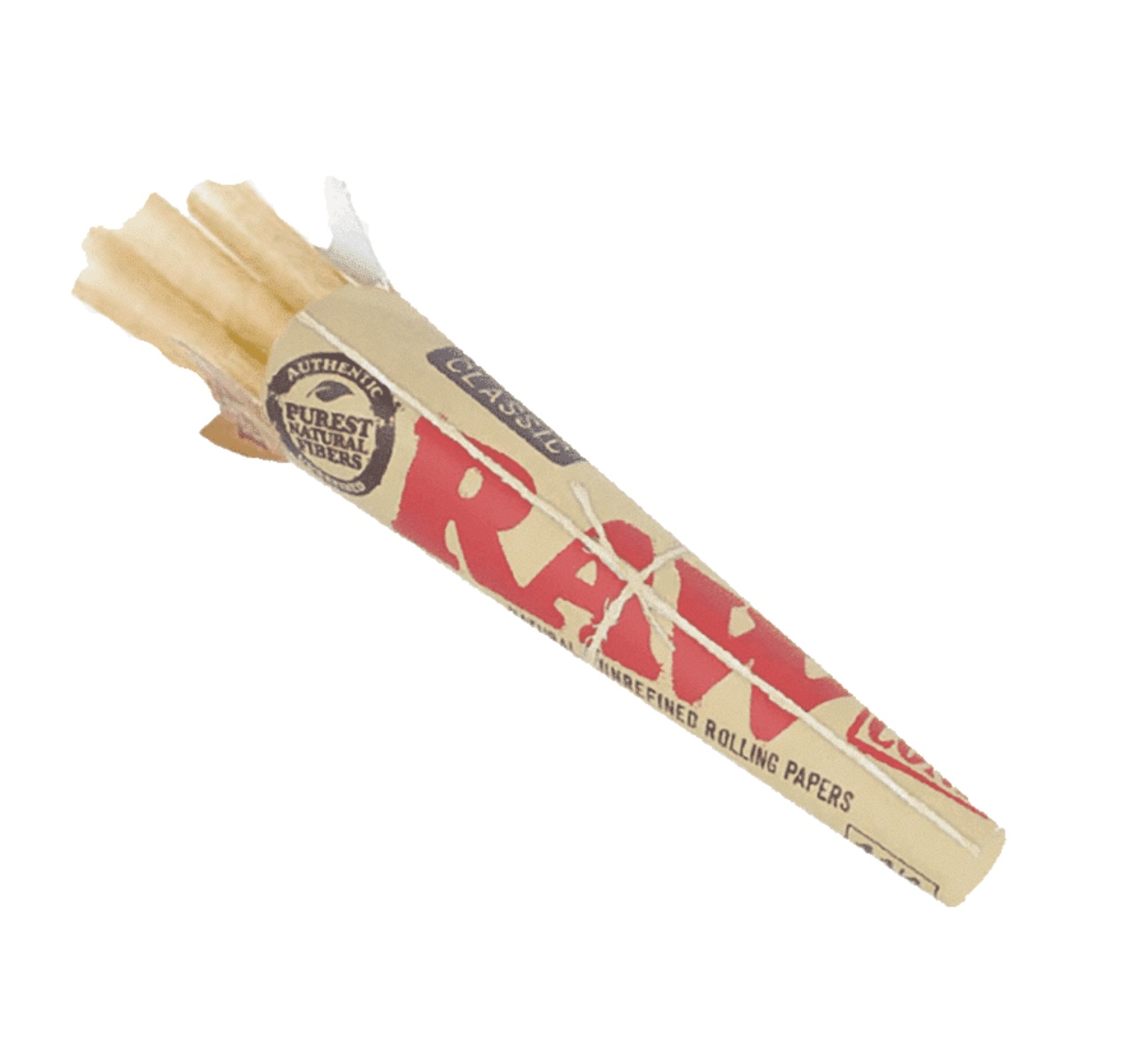 Photograph of product: Zig Zag: Classic Unbleached Cones 6 Pack