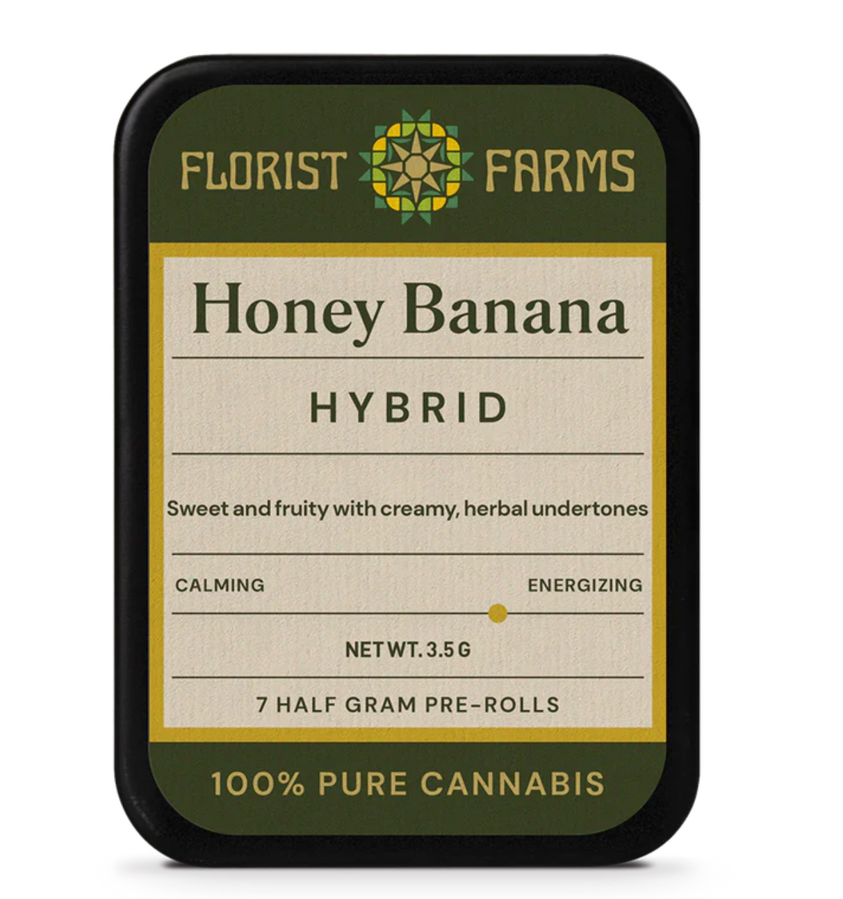 Photograph of product: FLORIST FARMS | HONEY BANANA | 7 X .5 GRAM PRE-ROLLS