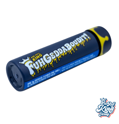 Photograph of product: FUHGEDDABOUDIT Super Lemon Haze x Grease Slurricane Beach Sand Pre-Roll 1g