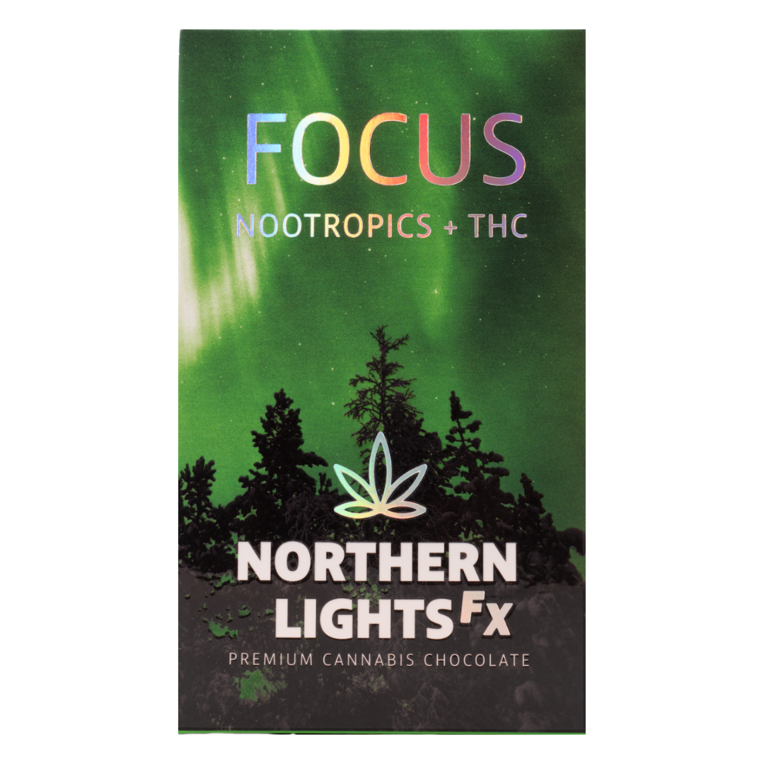 Photograph of product: Northern Lights FX | Focus | Chocolate | 200mg
