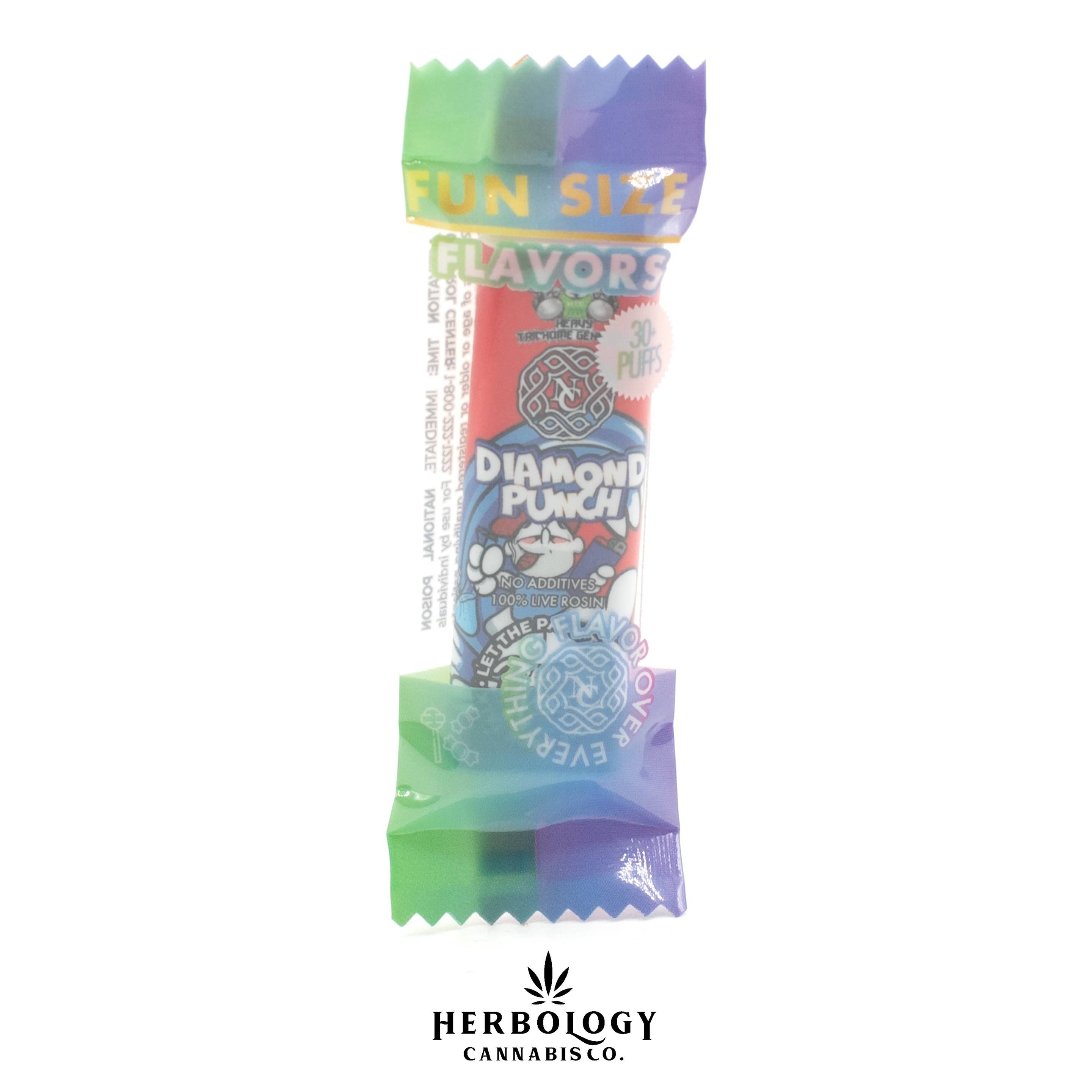 Photograph of product: North Coast x Pressure Pack | Fun Size au chocolat Rosin Vape | Diamond Punch | 0.15g