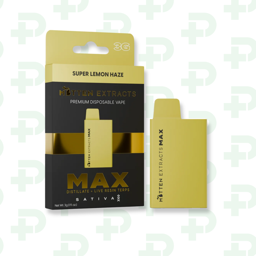 Photograph of product: Mitten Extracts MAX Disposable - Oui'd - Super Lemon Haze