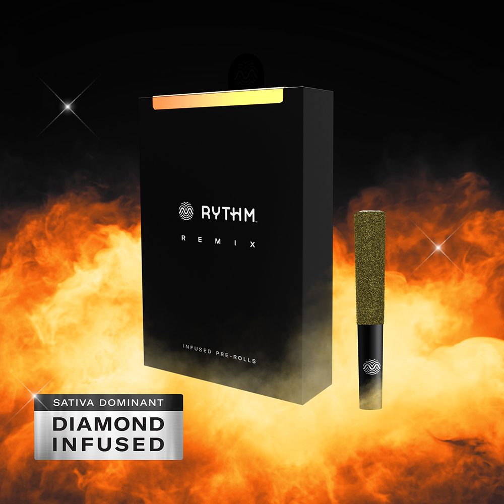 Photograph of product: 2.5g Mai Tai Remix Infused Pre-Roll 5pk