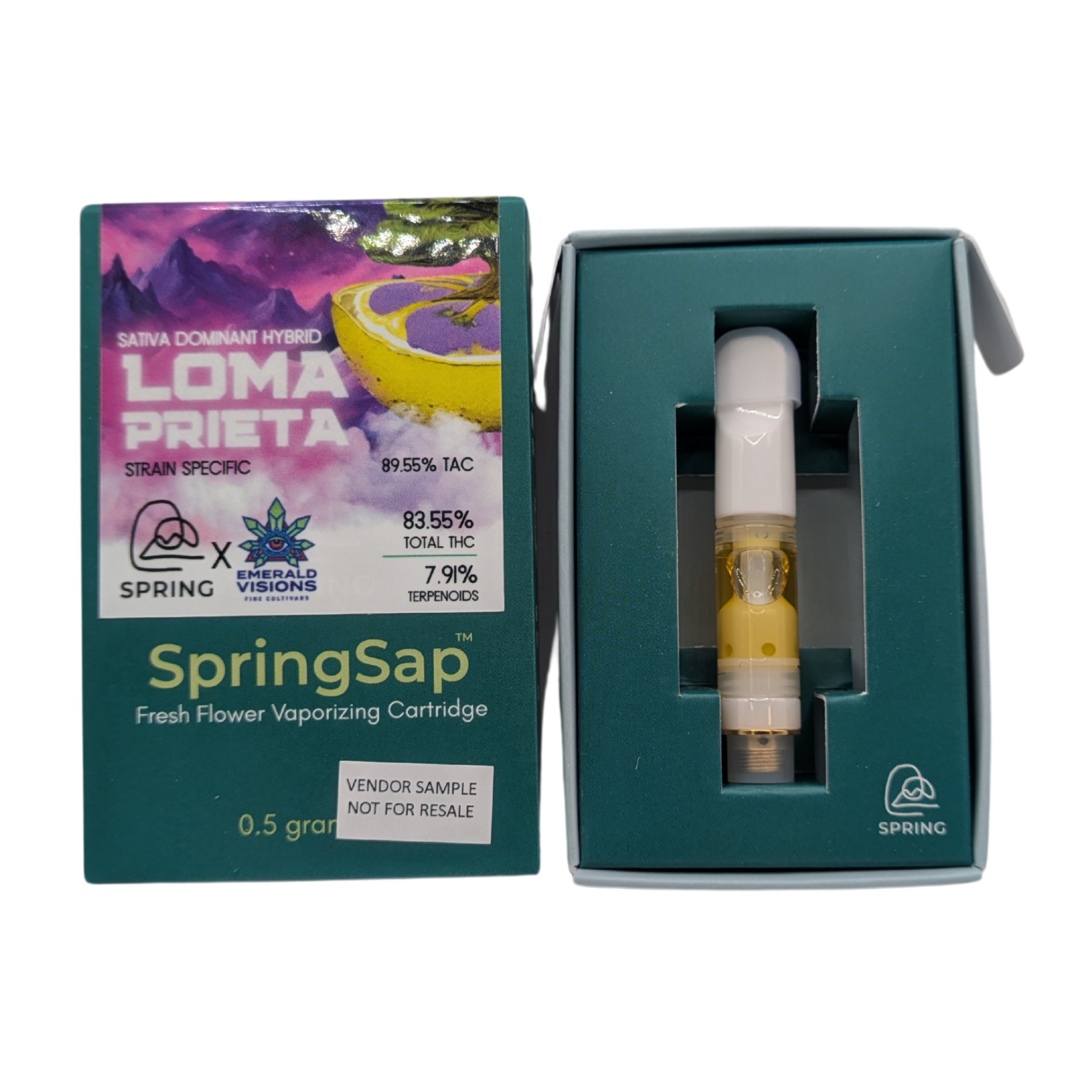 Photograph of product: Loma Prieta | .5g Live Resin Cartridge |