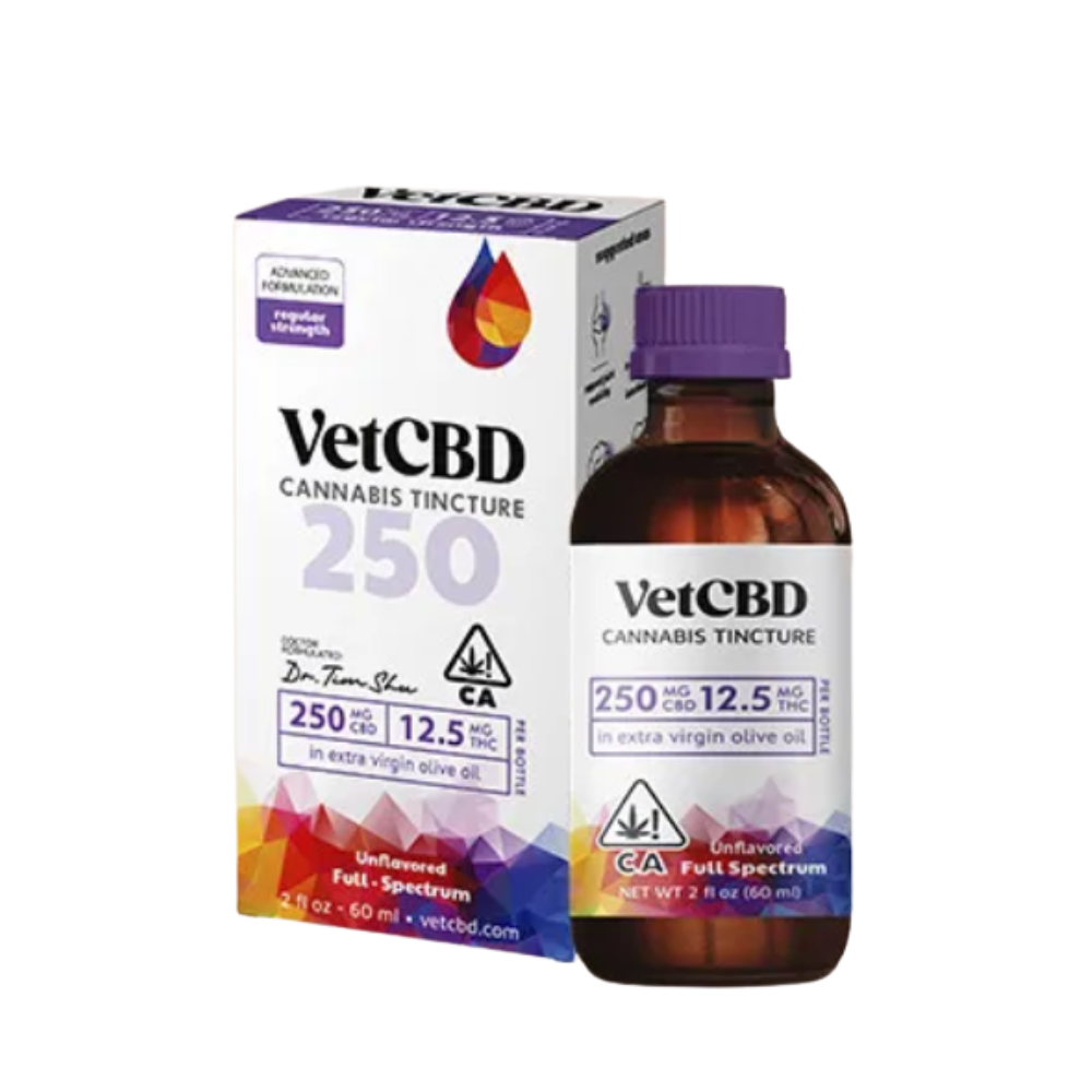 Photograph of product: Vet CBD - Regular Strength Tincture 250:12.5mg 2oz