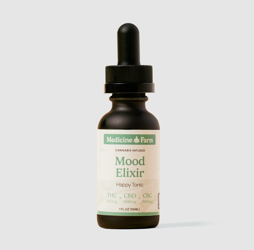 Photograph of product: Medicine Farm - 3:2:1 (TH-oui:CBD:CBC) MOOD ELIXIR - Tincture - (15ml) - H