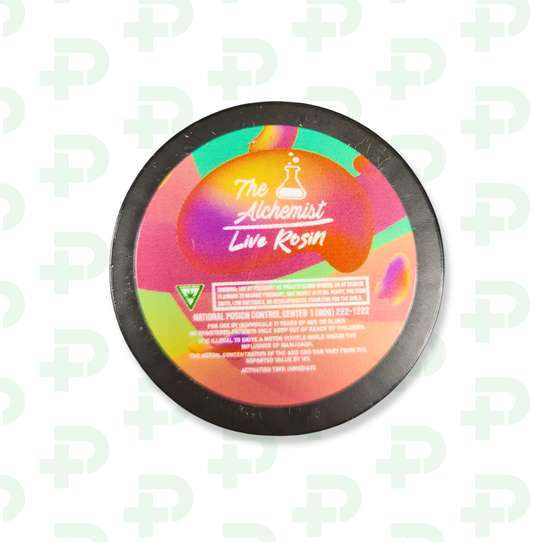 Photograph of product: The Alchemist Live Rosin - Master Kush