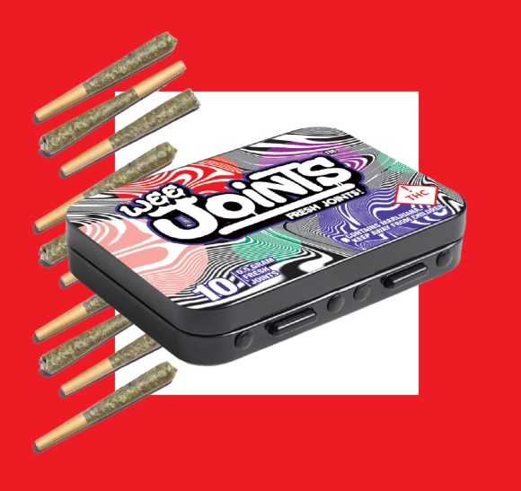Photograph of product: Wee Joints - Juicy D (H) - 10-Pack Joints (5 Grams)