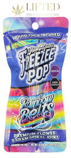 Photograph of product: FREEZEE POP-RAINBOW BELTS