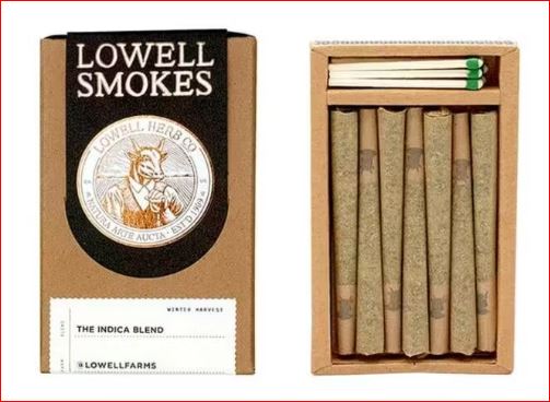 Photograph of product: Lowell | Pre Roll | The Chill Blend | 6 Pack-3.5g-Oui'd
