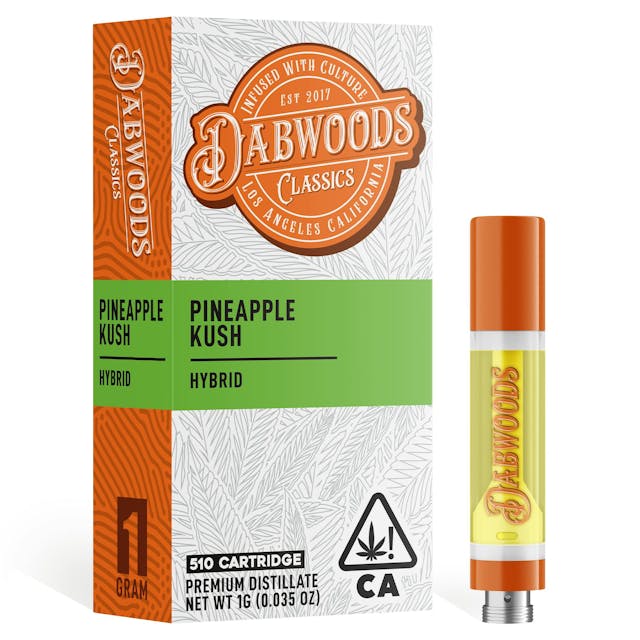 Photograph of product: Pineapple Kush 1g Cartridge - 