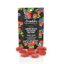 Photograph of product: Sour Jamberry 1:1 TH-oui:CBN Gummies 10pk