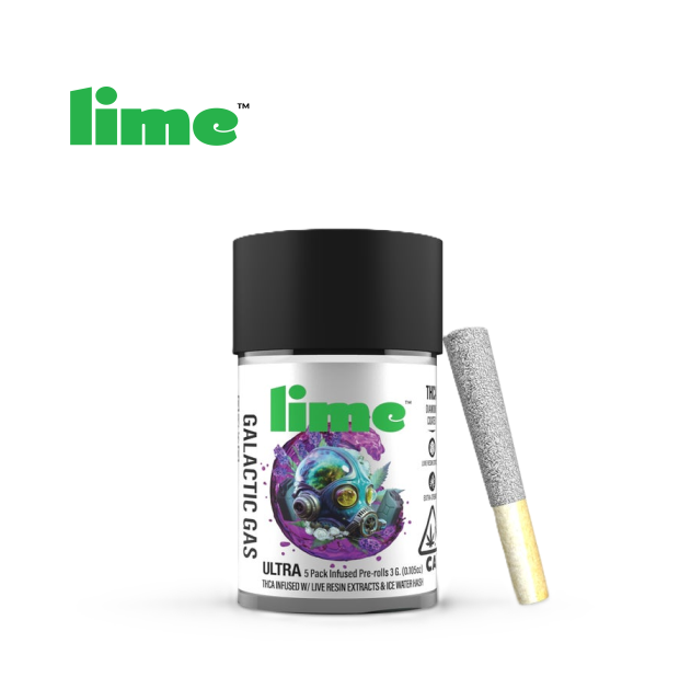 Photograph of product: GALACTIC GAS 3G 5 PACK INFUSED PREROLLS