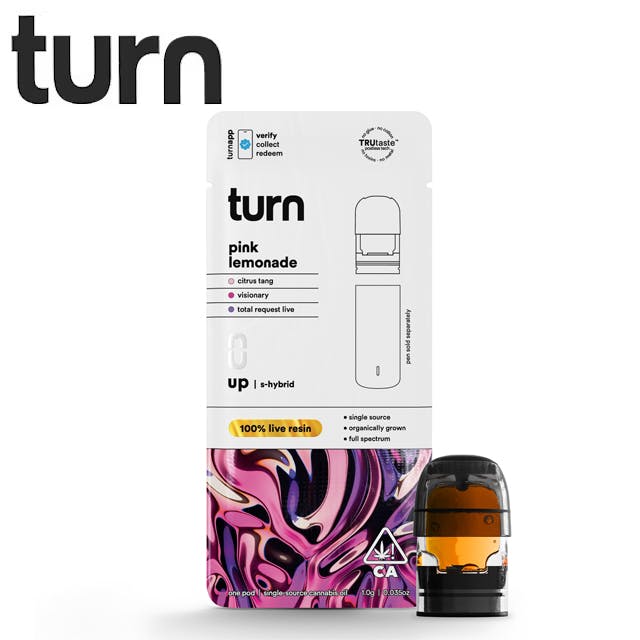 Photograph of product: Turn - Pink Lemonade - Live Resin Pod - 1g - LR Pod