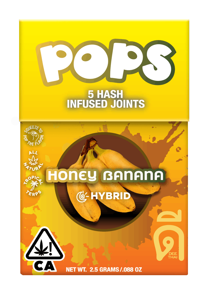 Photograph of product: Dee Thai | Honey Banana | Pops