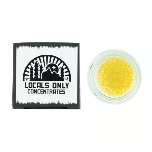 Photograph of Product: Orange Push Pop | Locals Only | Wet Badder | 1g