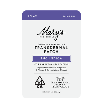Photograph of product: Patches Relax Oui'd 1ct (20mgthc)   20 Mg