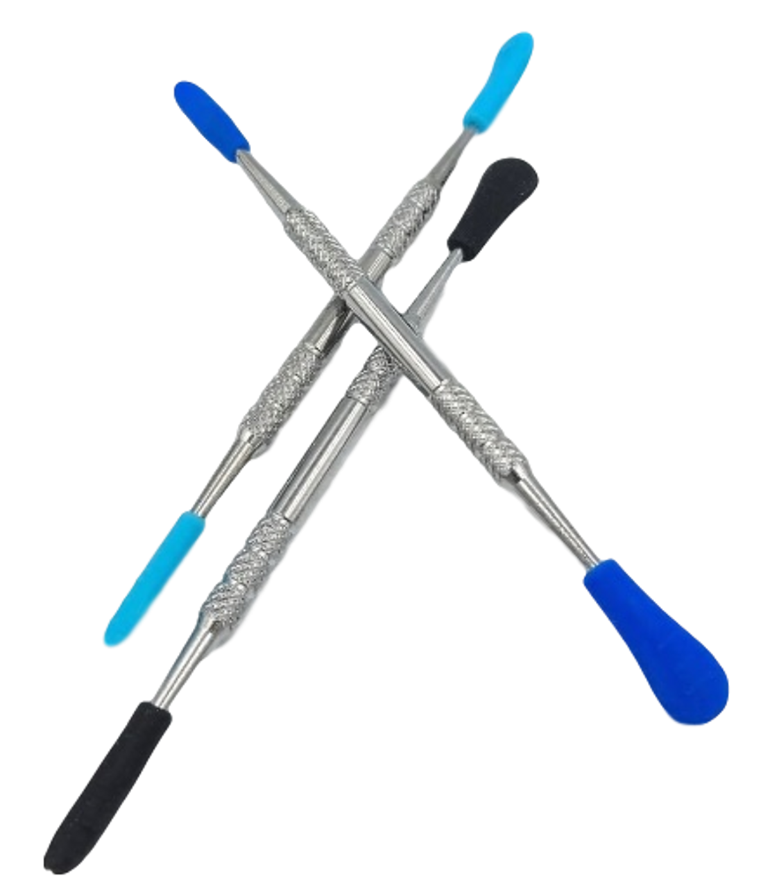 Photograph of product: OOZE STAINLESS STEEL DABBERS WITH SILICONE SLEEVE