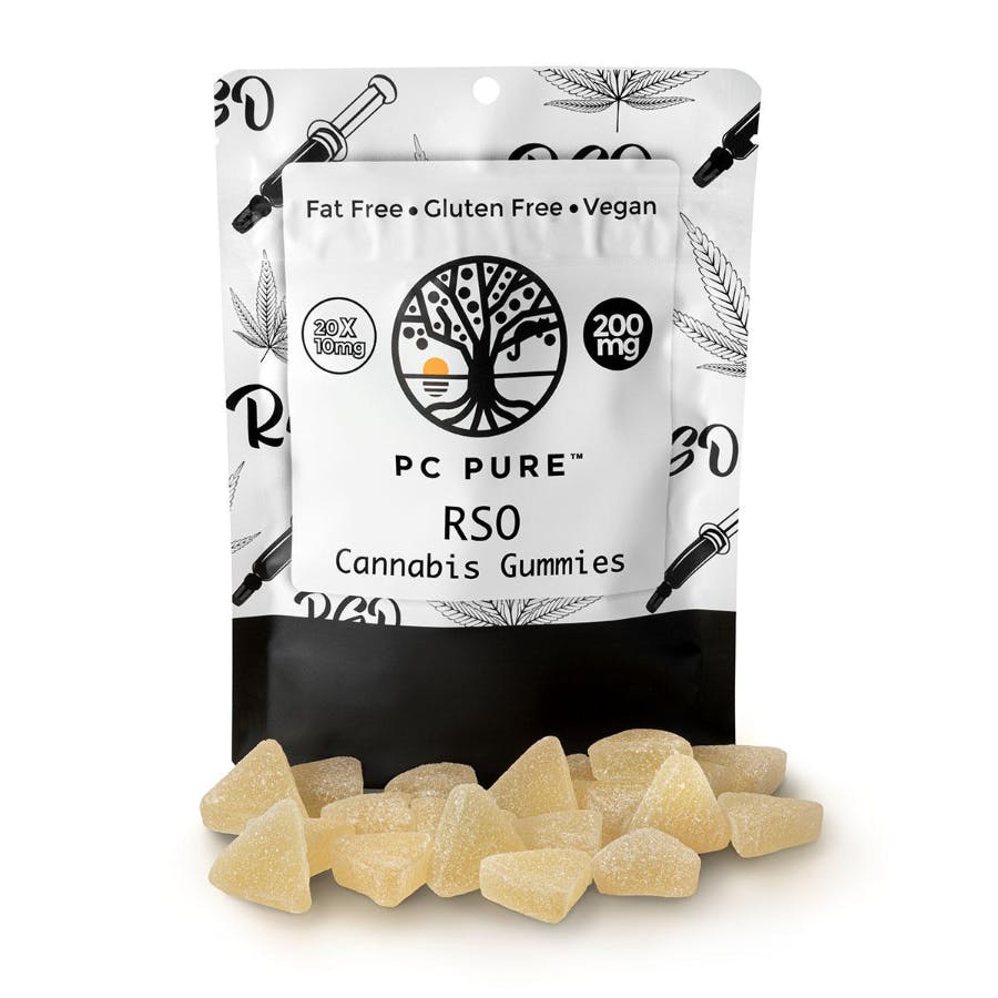 Photograph of product: PC Pure Blueberry Cheesecake RSO Gummies 200mg Rec