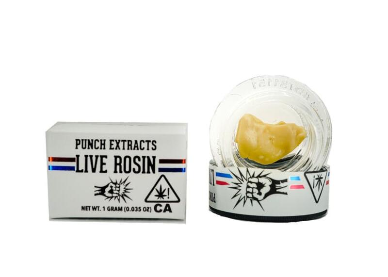 Photograph of product: Punch Extracts | Garlic Cookies 1g Rosin (Tier 1)   1 G