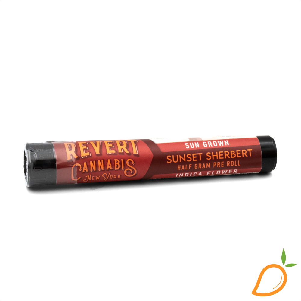 Photograph of product: 0.5g Sunset Sherbert Preroll Revert