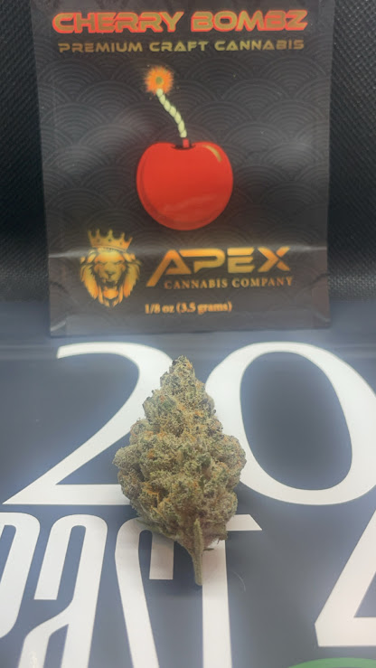 Photograph of product: Apex | Cherry Bombz | Bulk Flower - 28g