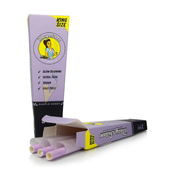 Photograph of product: Purple | King Size Cones | 3 pack