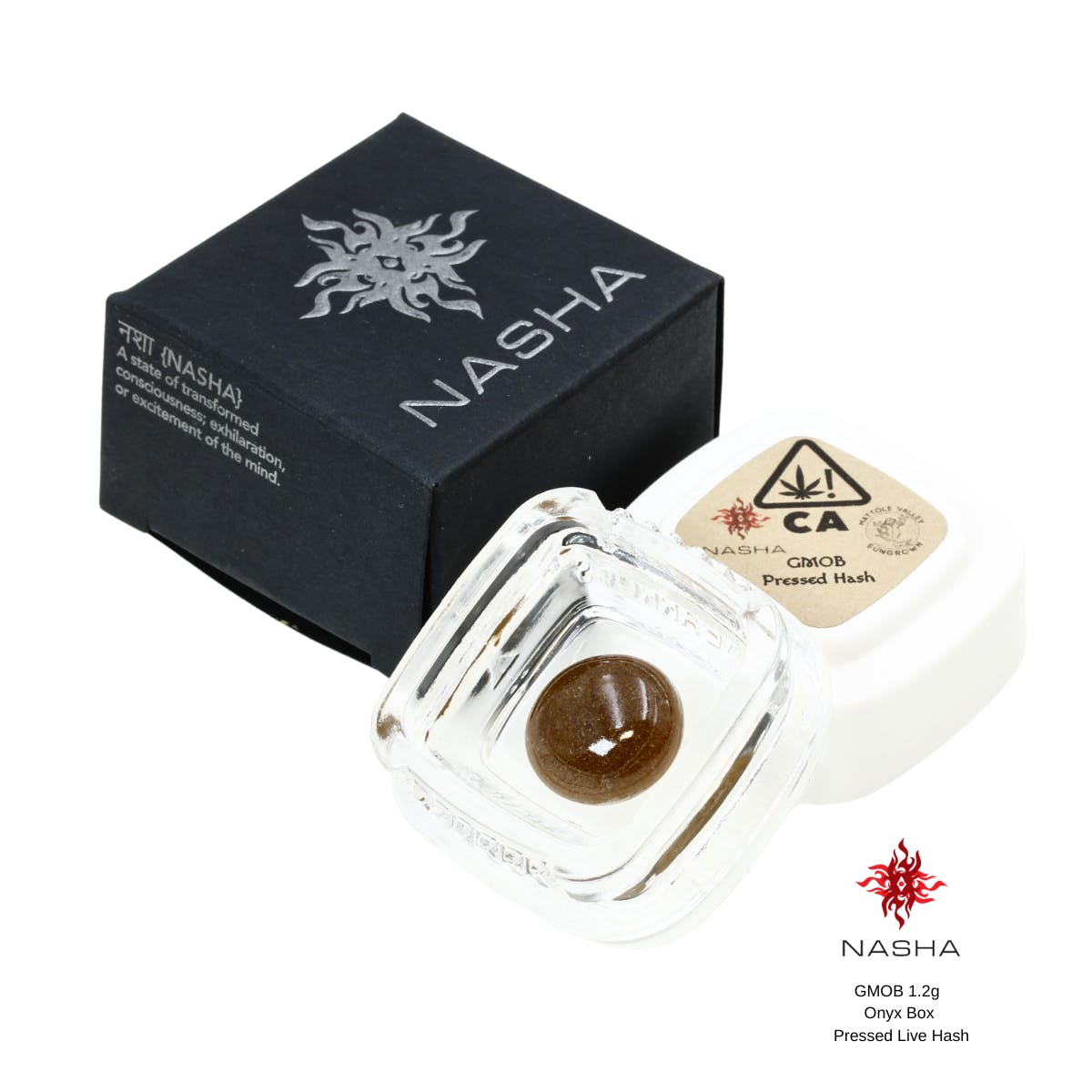 Photograph of product: Nasha | Gmooz Onyx Pressed au chocolat | 1g