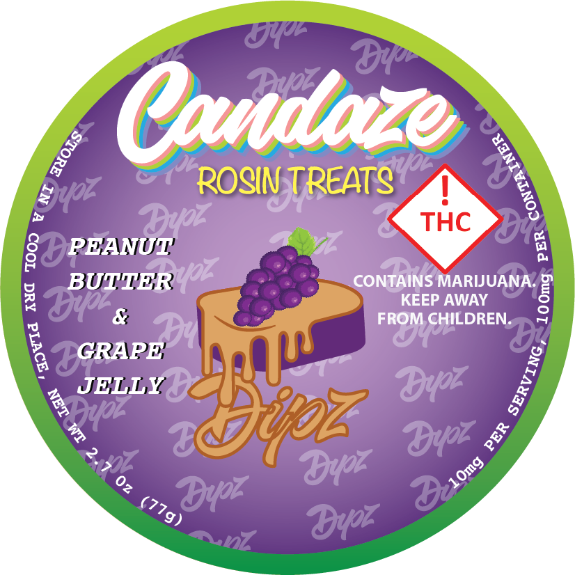 Photograph of product: Candaze - Dipz - - PBJ Grape (S)
