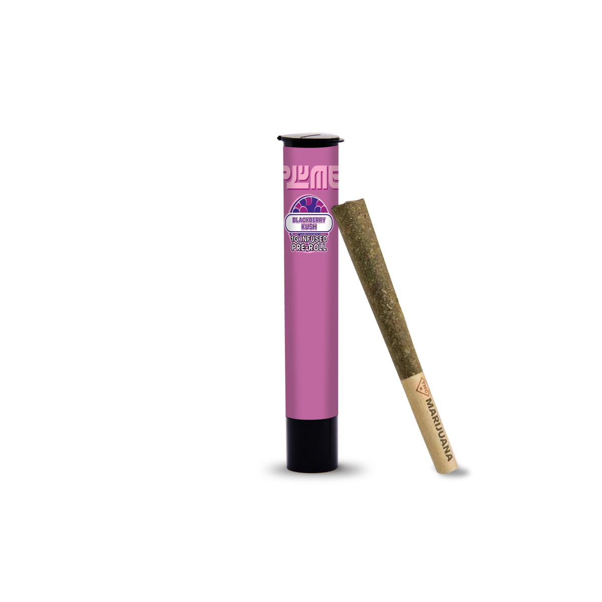 Photograph of product: Blackberry Kush Infused Preroll (1g)