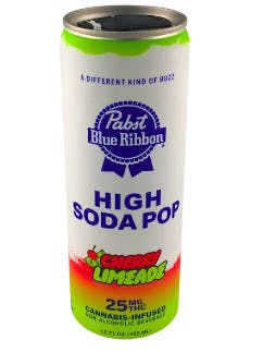Photograph of product: Single Cherry Limeade- 25mg Infused High Seltzer PBR - Retail