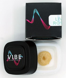 Photograph of product: Nectarine Jelly (H) - Vibe Oui'd - 1g Live Rosin
