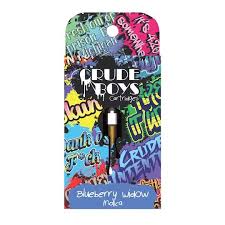 Photograph of product: Crude Boys | Blueberry Widow 510 Distillate Cartridge