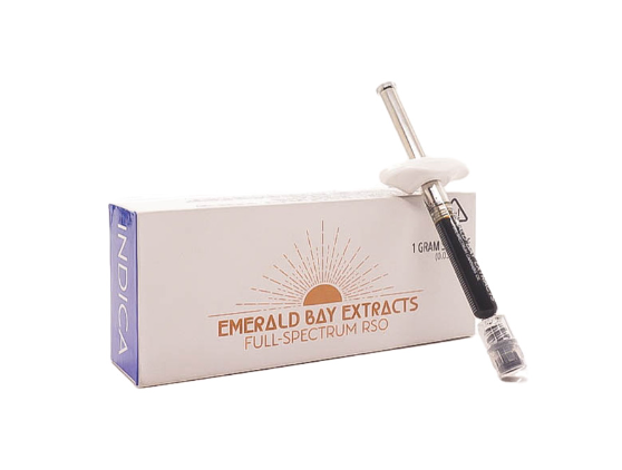 Photograph of product: Emerald Bay Extracts | Ice Cream Cake | Full Spectrum RSO | Syringe | 1g
