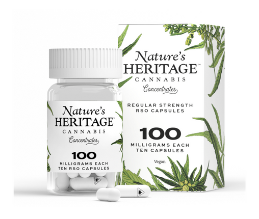 Photograph of product: RSO Capsules - 100mg