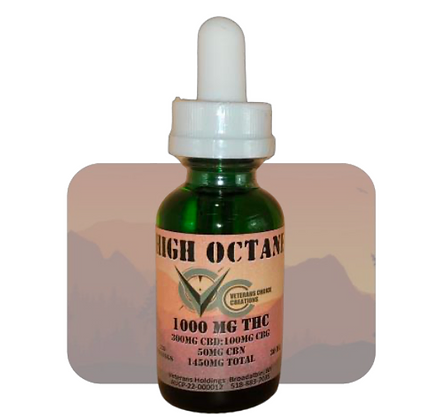 Photograph of Product: Veteran's Choice Creations High Octane Tincture 1000mg