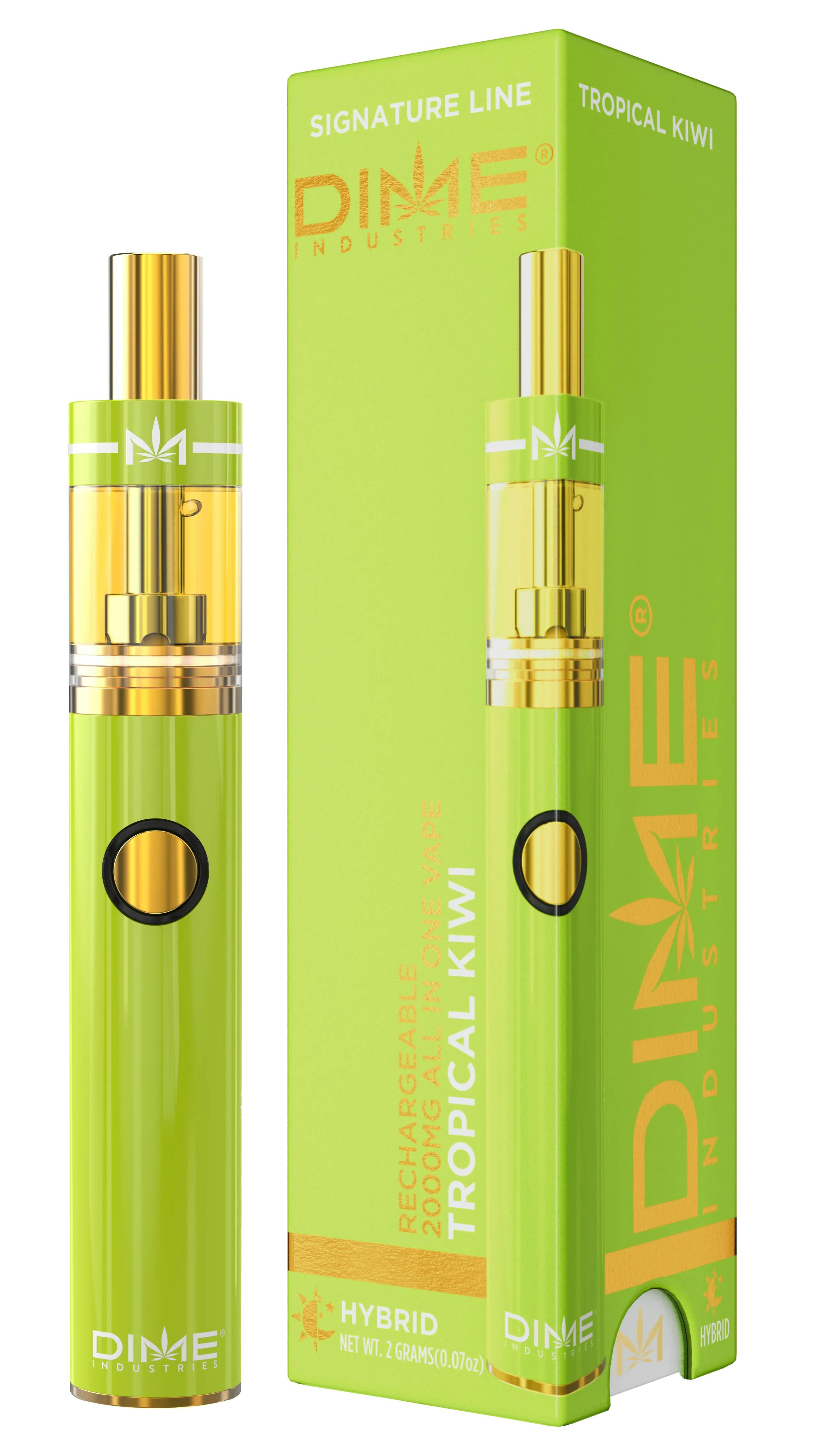 Photograph of product: Tropical Kiwi 2g Distillate Disposable Vape