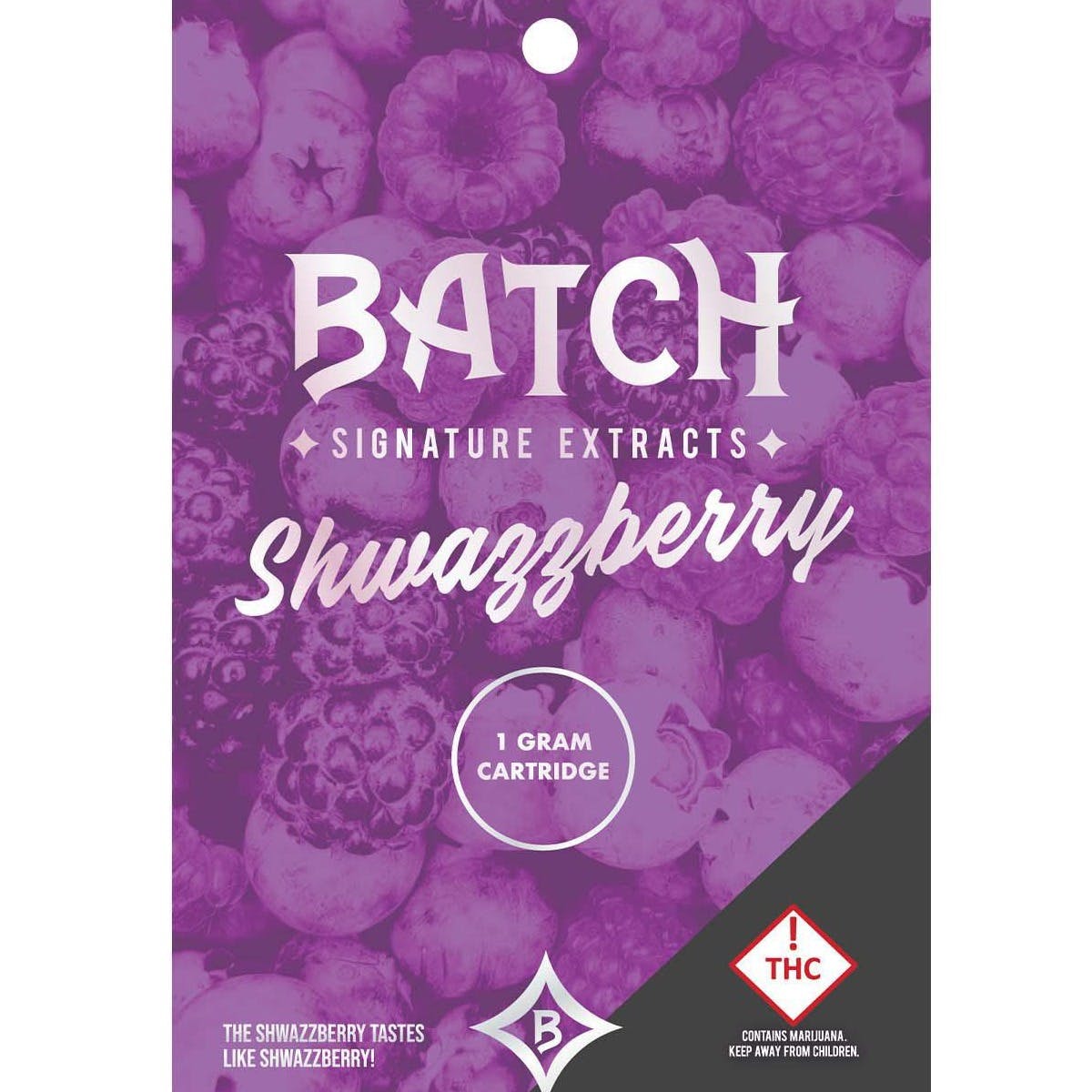 Photograph of product: Batch - Shwazzberry Cartridge 1000mg