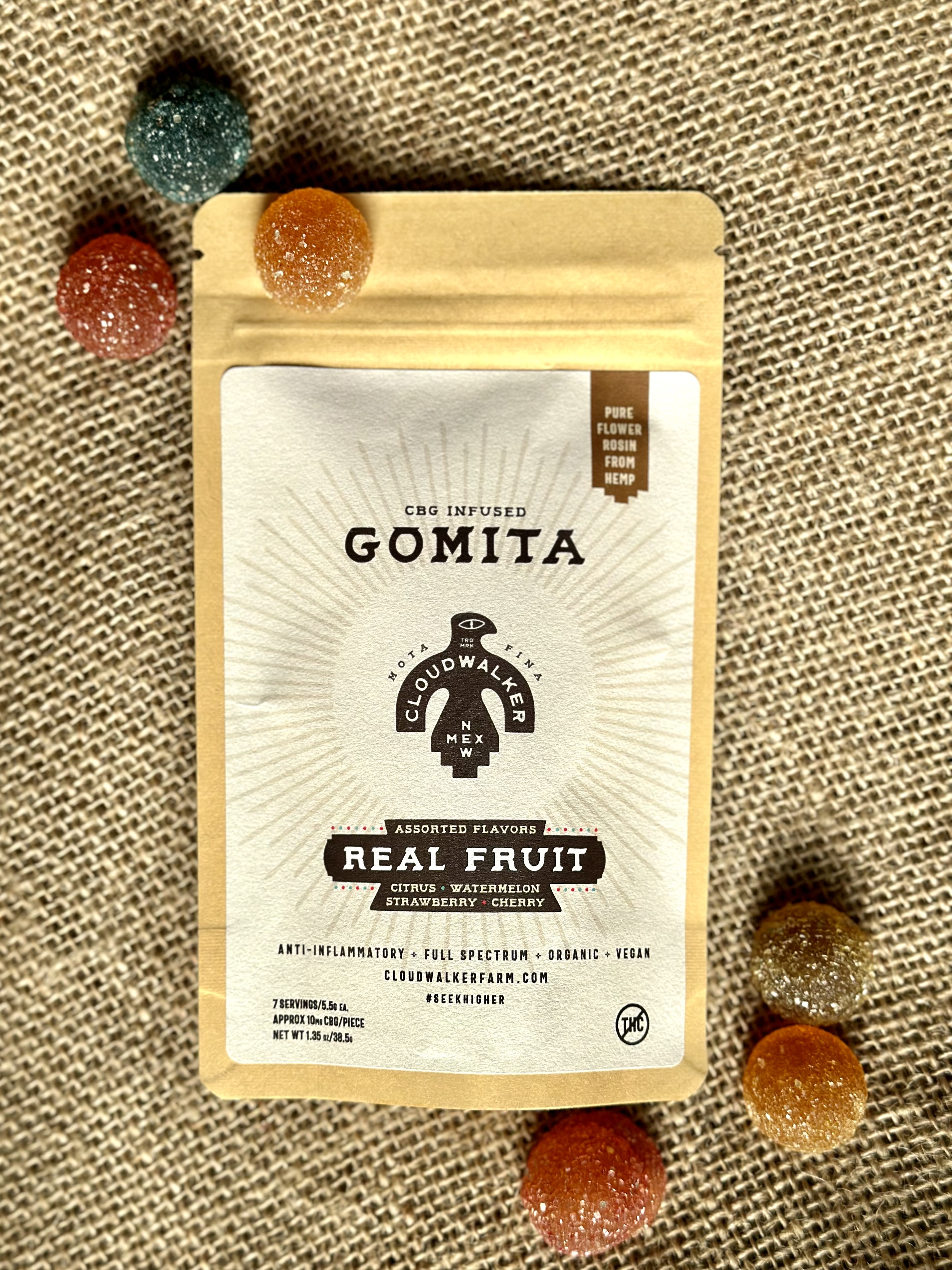 Photograph of product: Real Fruit CBG Gomita (30ct, 10mg)