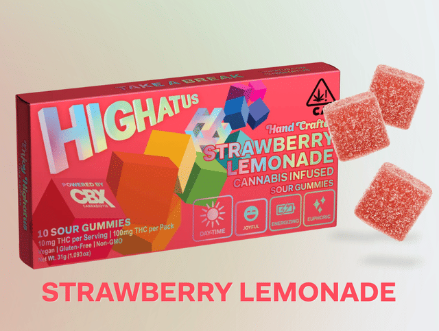 Photograph of product: 10PK Strawberry Lemonade Sour Gummies - 