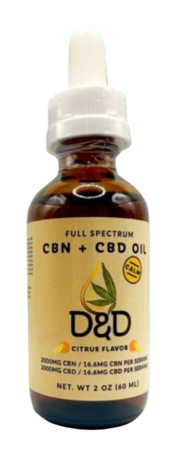 Photograph of Product: CBD + CBN Oil - 60mL's (4000mg)