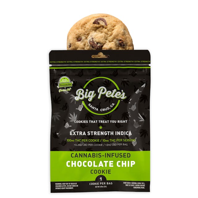 Photograph of product: Chocolate Chip "Extra Strength" 100mg Cookie