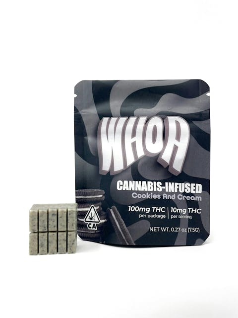 Photograph of product: WHOA - Cookies and Cream Bite - 100mg *B2G1 EVERYDAY* - 