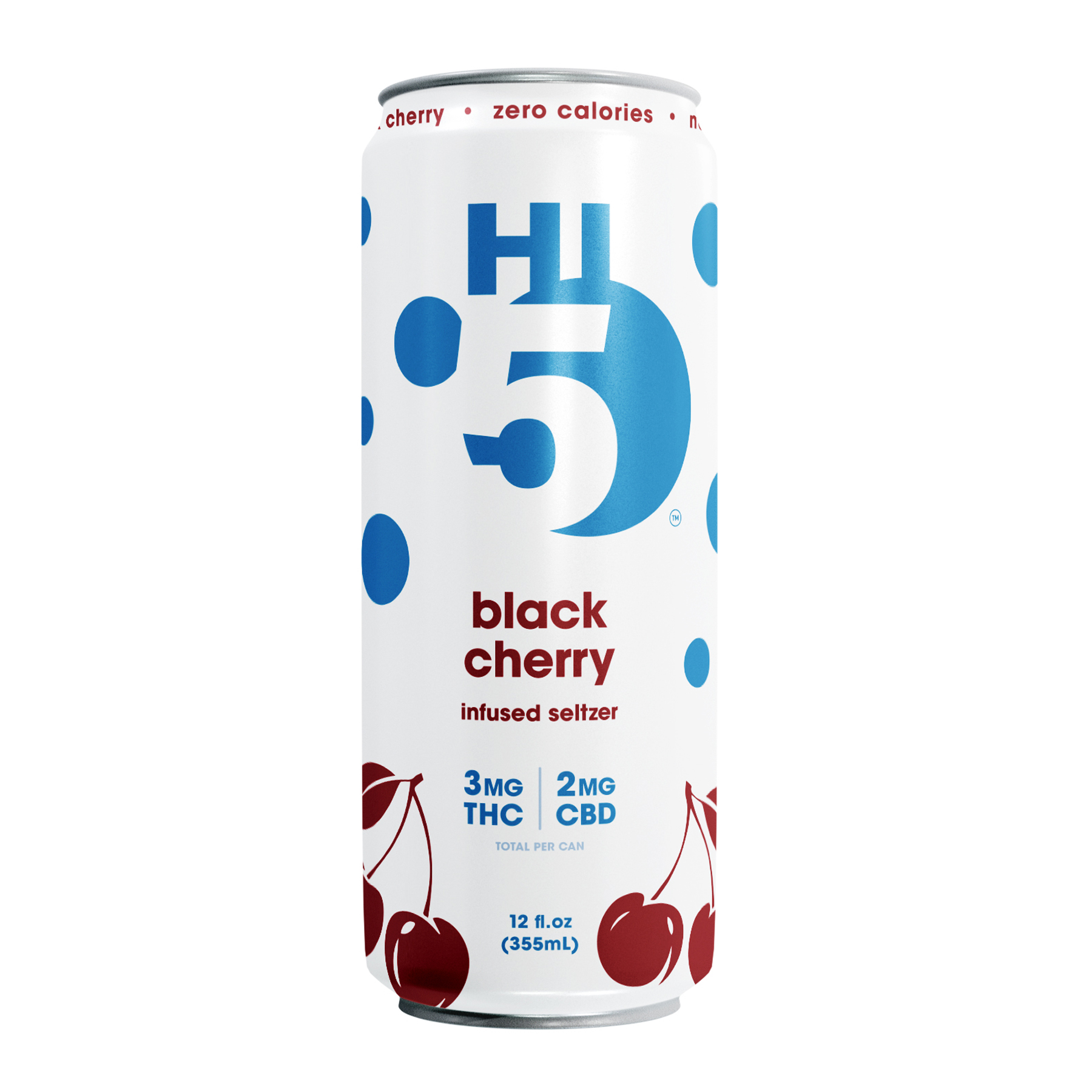 Photograph of product: Black Cherry (3mg TH-oui/2mg CBD) 12oz Can