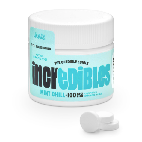 Photograph of product: Chill Mints | Mint | 50 pack | 100mg TH-oui