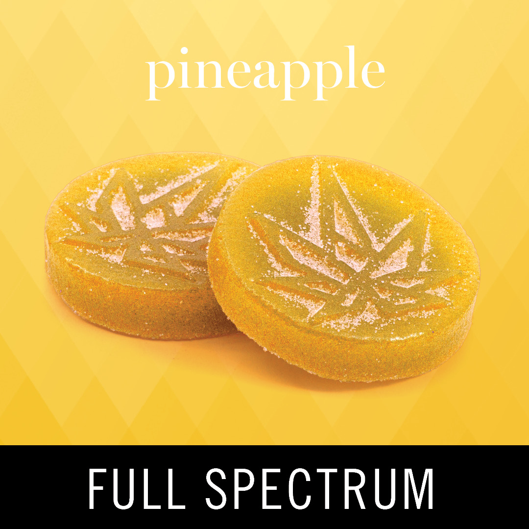 Photograph of product: Levitate Gummy 4 Pack - Pineapple - 200mg